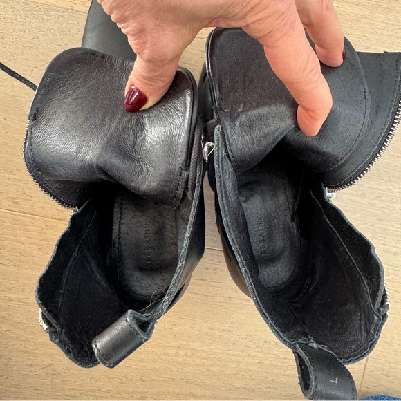 SOLD ALL SAINTS  Leather Ankle Lace up Boots - Picture 5 of 7